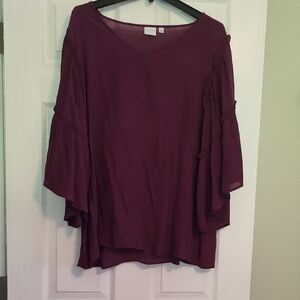 Ladies Plum Top
